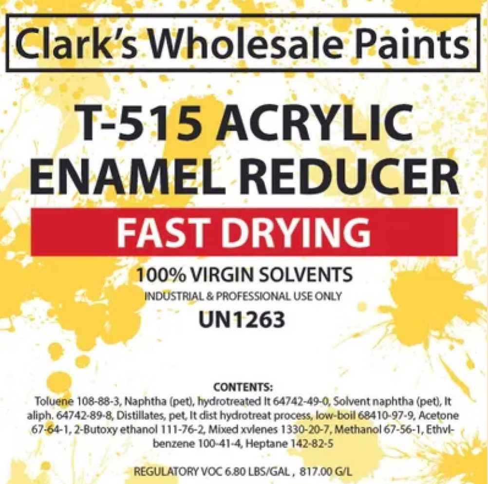 T-515 fast Acrylic Enamel Reducer Gallon