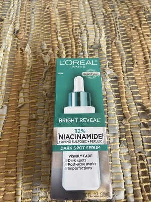 L'Oreal Bright Reveal 12% Niacinamide Dark Spot Serum - 1.0 FL OZ (30 ml) - NIB!