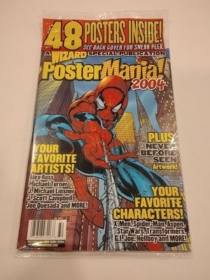 Wizard Postermania 2004 Spider Man Cover New Sealed Ships Fast