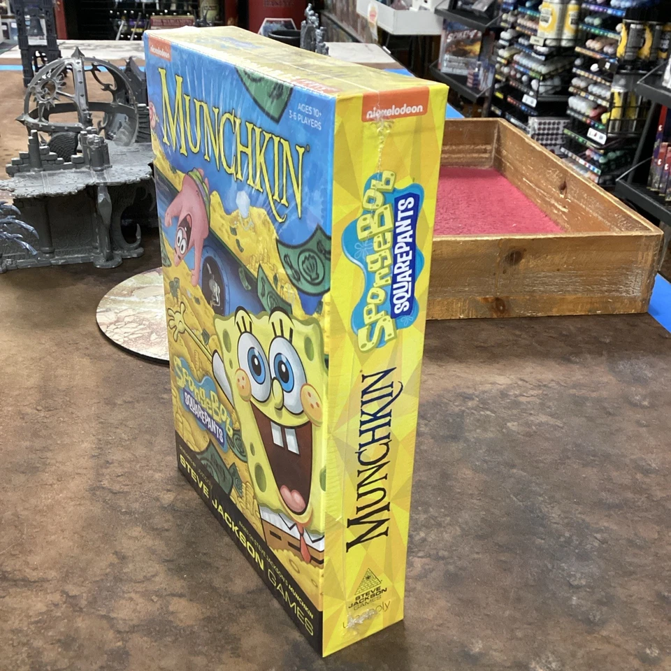 Pantalones Cuadrados Bob Esponja Munchkin® Edad = 10+ 3-6 JUGADORES 60+ MINUTOS Foto 3 de 3