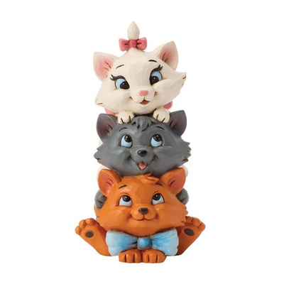 #ad Jim Shore Disney Traditions Stacked Aristocats Miniature Figurine 6017859 $39.89