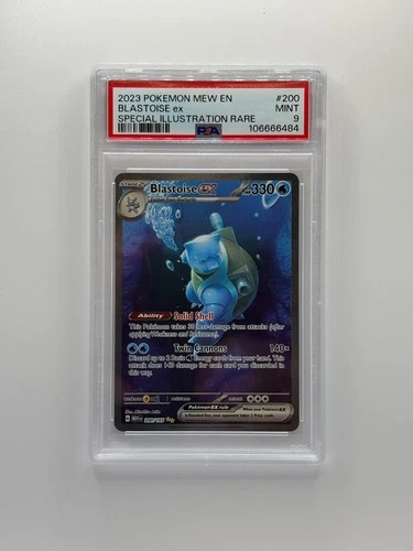 PSA 9 - Blastoise EX Special Illustration Rare 200/165 - *6666* cert