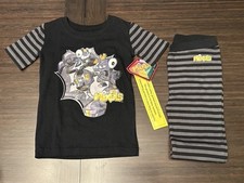 Vintage LEGO Mixels Cartoon Network Kids PJ Pajamas Set Sz XS 4/5 New NWT