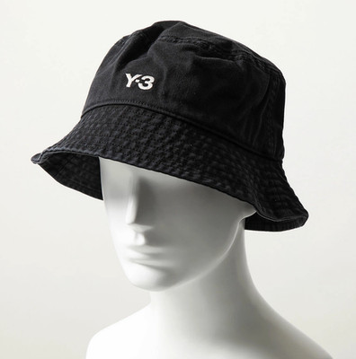 adidas Y-3 Bucket Hat Unisex Sports Lifestyle Casual Cap Cotton Black NWT IX7000