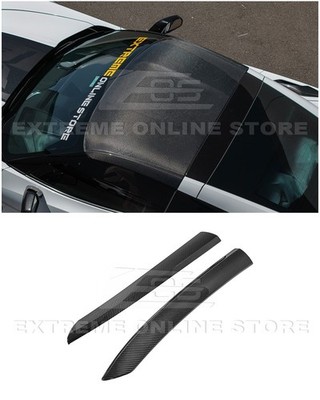 For 14-19 Corvette C7 | Dry Carbon Fiber Tape On Roof Side Molding Trim Cover