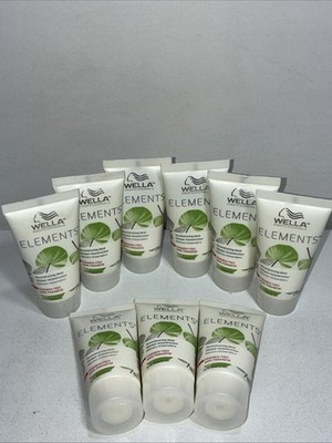9 New Wella Elements Reconstructing Mask For Hair 1 Oz Each Travel Size 