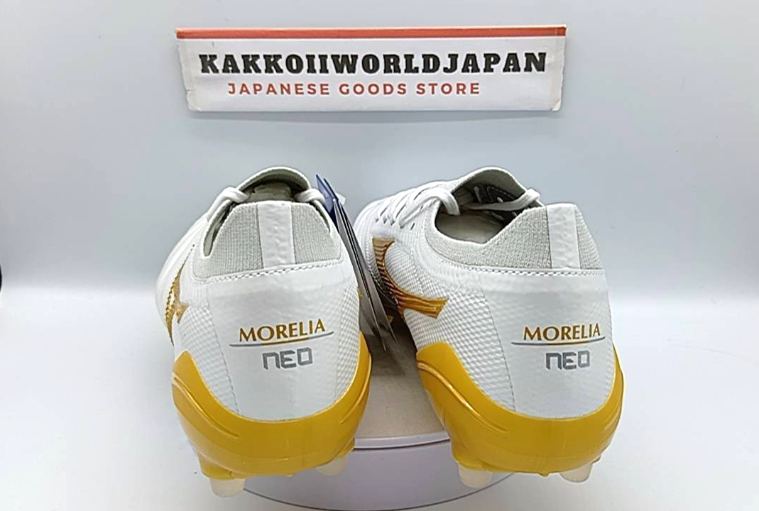 MIZUNO Soccer Cleats MORELIA NEO 4 Beta JAPAN AG White / Gold