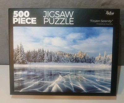 Big Brain Gameworks 500 Piece Jigsaw Puzzle -  Frozen Serenity  by Doug Denny