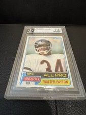 1981 Topps Walter Payton #400 BGS 7.5 NM+ Bears HOF