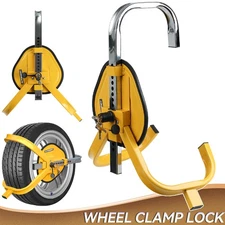 Heavy Duty Anti Theft Clamp Wheel Lock Cars Trailer Caravan Security Car Locking