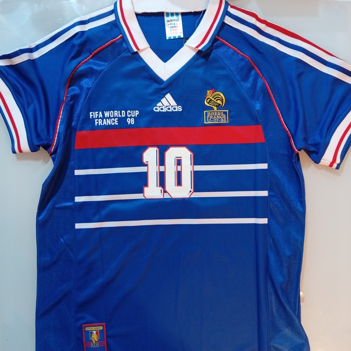 Zinedine Zidane Signed FIFA World Cup 1998 France Jersey + COA | eBay