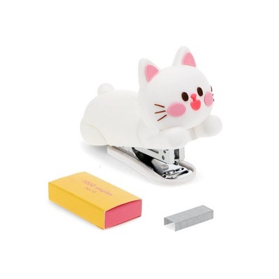 kleiner Tacker Heftklammern Katzen Kinder Schreibtisch lustig Büro Katzendesign