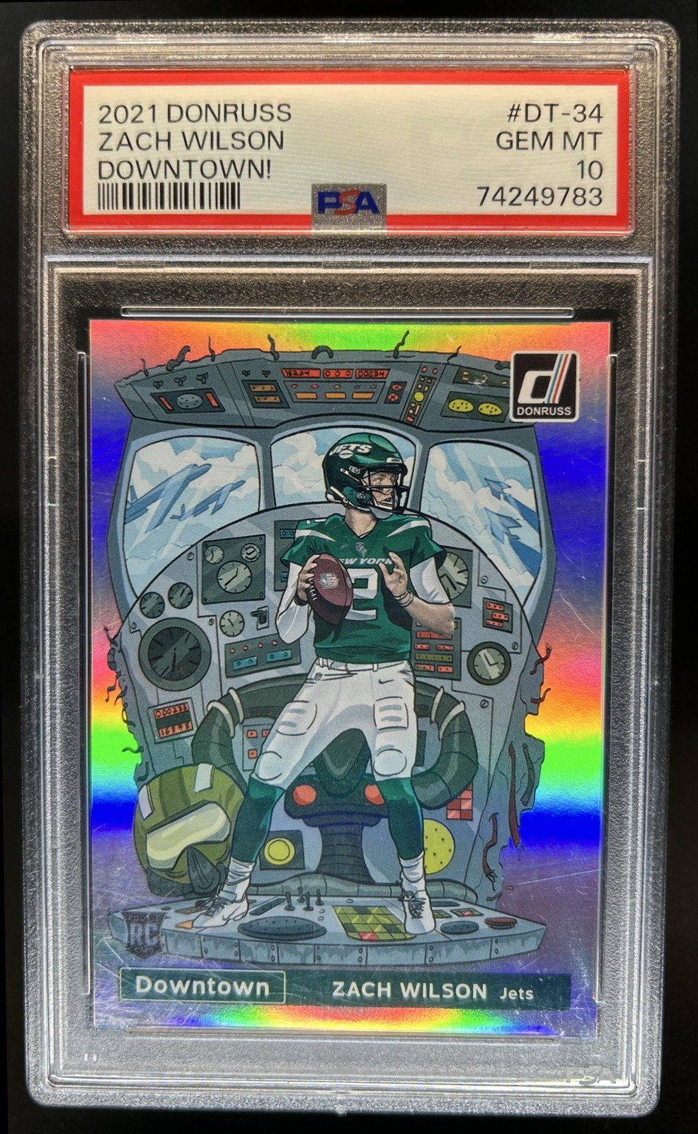 Zach Wilson Panini Donruss Downtown #DT34 Base
