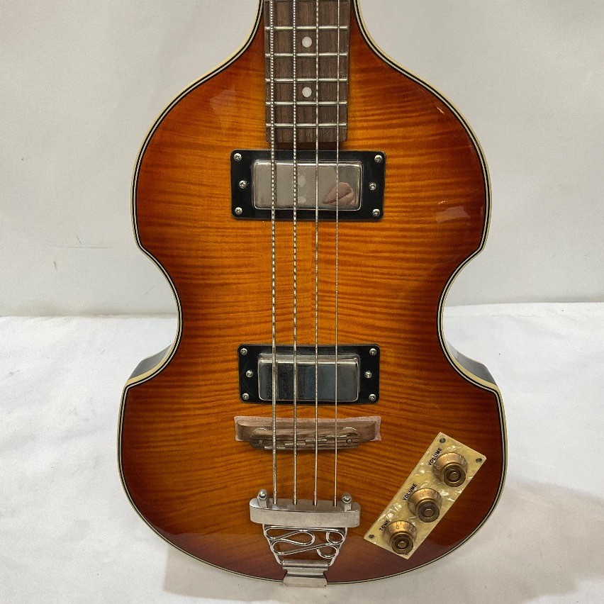 Electric Bass Guitar Epiphone Viola Violin Sunburst with Soft Case