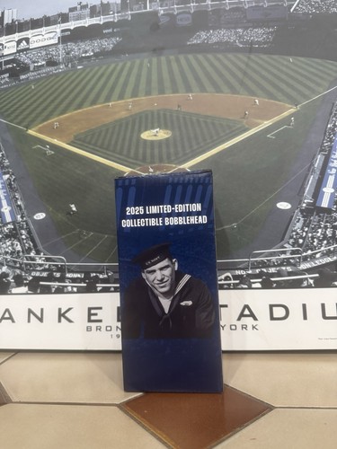 2025 New York Yankees Yogi Berra US Navy Marine Bobblehead SGA 6/I - Picture 4 of 6
