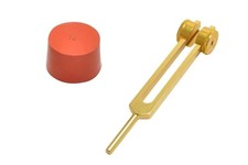 Gold Finish 528 Hz MI DNA Weighted Tuning Fork for sound healing therapy