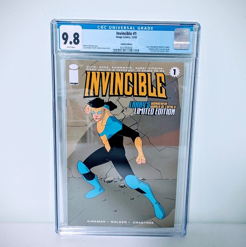Invincible #1 Larry's Wonderful World of Comics Limited Edition Variant CGC 9.8