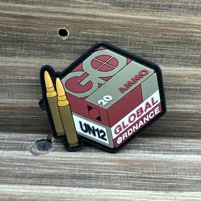 Global Ordnance GO Patch UN12 Magazine  SHOT SHOW Hook & Loop