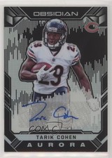 2018 Panini Obsidian Aurora 37/100 Tarik Cohen #AA-TC Auto 7zf