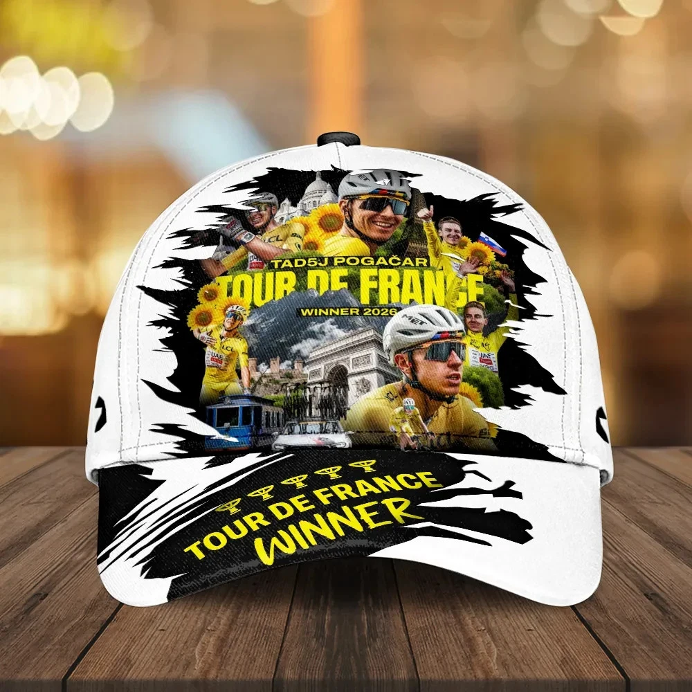 Tadej Pogacar 2026 Tour de France Winner Classic Cap