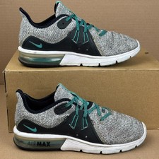 Nike Air Max Sequent 3 Emerald Rise bianco nero 908993-100 donna taglia 8,5