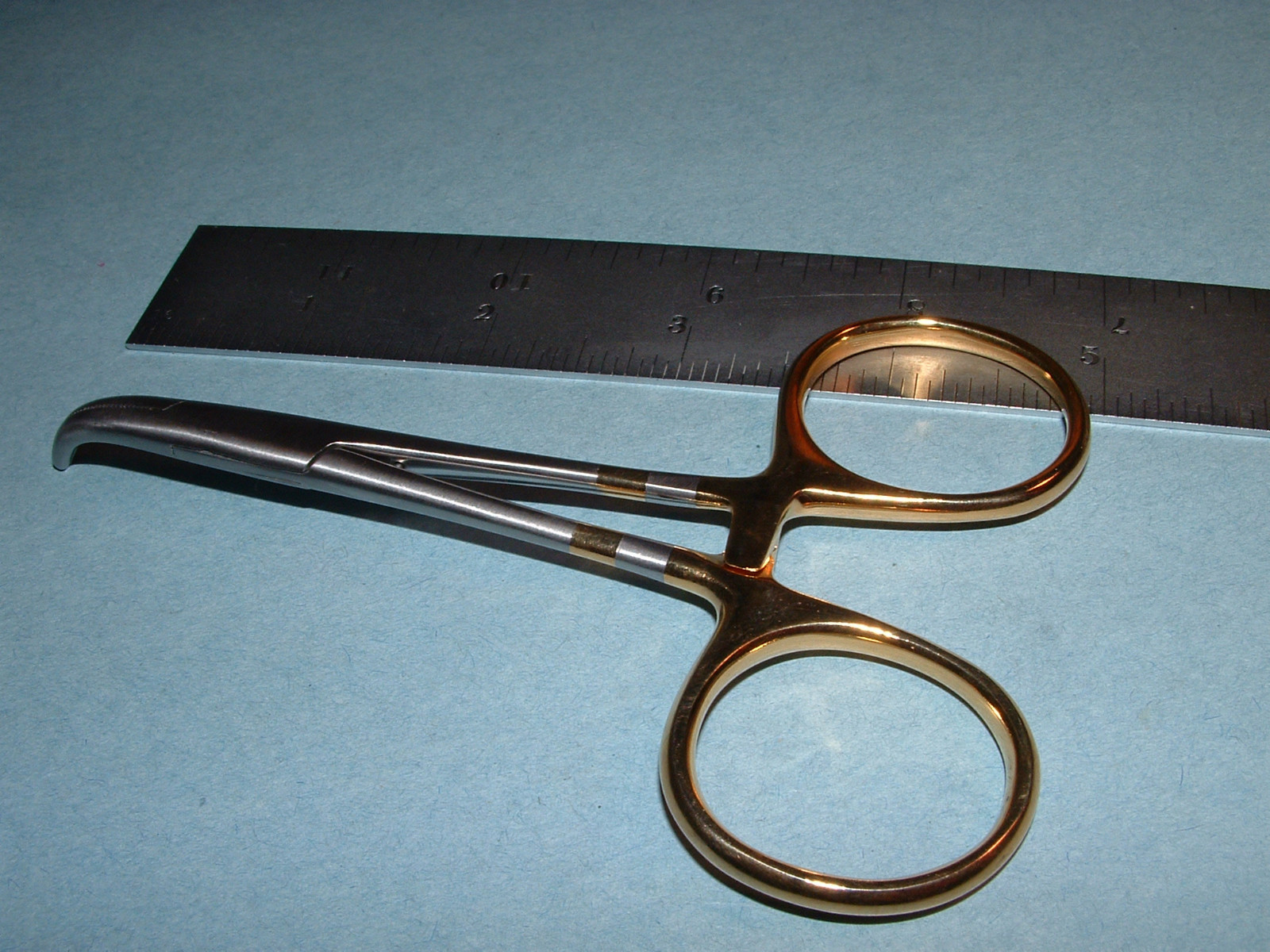 Dr Slick 5 inch Clamp Curved Hemostats Forceps Pliers Fly Fishing