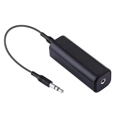 Noise Isolator 3.5mm Ground Loop Noise Isolator Black 1 Piece A9H86548