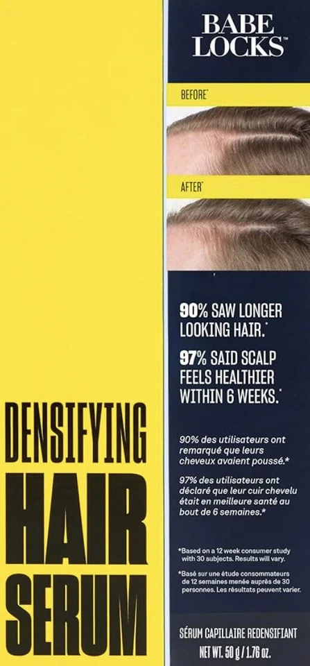 Babe Original Locks Densifying Hair Serum for Men and Women, Promotes Thickness - Image 3 of 4