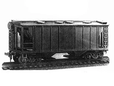 RCR - HO PROJECT 34FT COVERED HOPPERS UN-DECORATED, 3 cars included