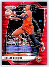 2024 Panini Prizm WNBA Tiffany Mitchell Red Pulsar /299 #57 Connecticut Sun
