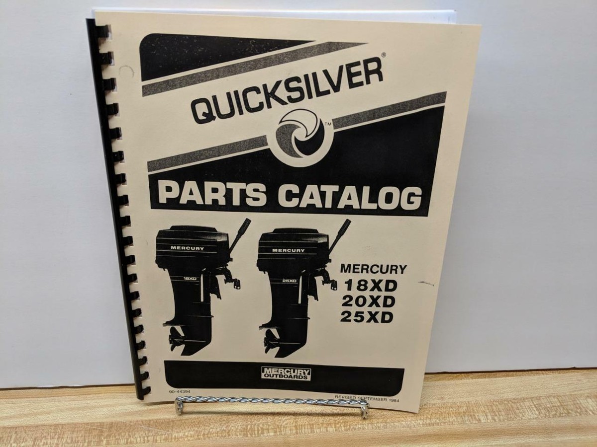 Mercury 18XD, 20XD, 25XD Outboard Motor Parts Manual -1984 | eBay