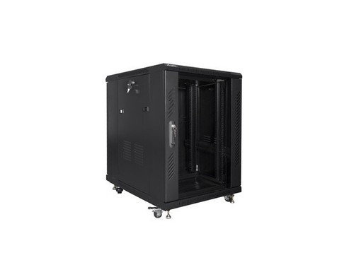 5901969423631 LANBERG FREE-STANDING 19" RACK CABINET 15U 600X800 BLACK Lanb - Picture 4 of 5