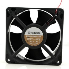 SUNON KD1212PMB1-6A 12038 DC12V 6.8W 2-Wire Dual Ball Cooling Fan-