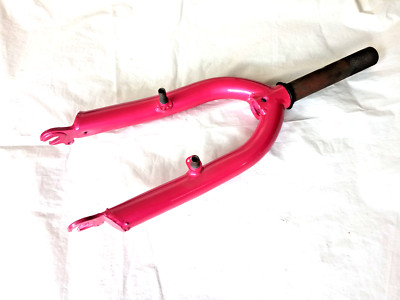 16'' KINDERFAHRRAD LILA Stahl Starrgabeln, 1'' Gewinde x 132mm Vorbau, V Bremse