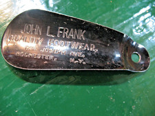 JOHN L FRANK QUALITY FOOTWEAR ROCHESTER NY SHOE HORN PAINTED  STEEL NICE
