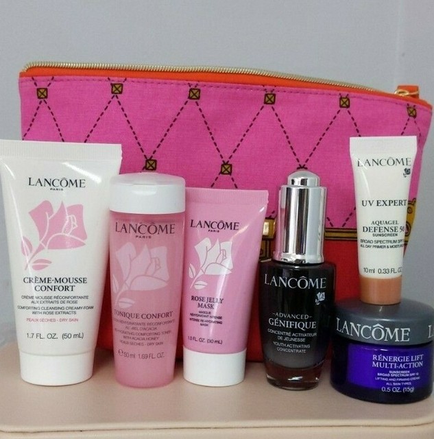 7pcs. Skincare Travel Set Cleanser + Toner + Mask + Genifique