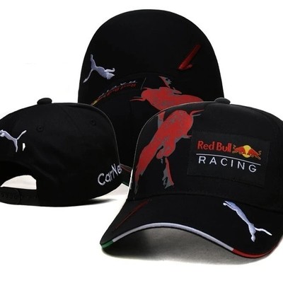 Red Bull Puma Men's Casual Outdoor Baseball Cap Adjustable Sports Trucker Hat
