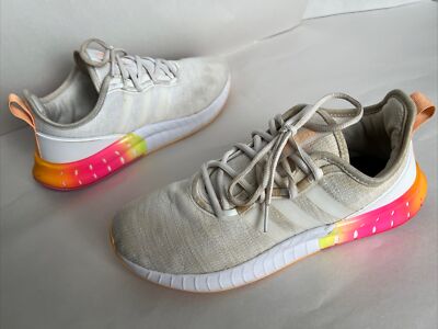 adidas FZ2790 Women Shoes Size 11 Kaptir Super Running White Pink Orange  Yellow
