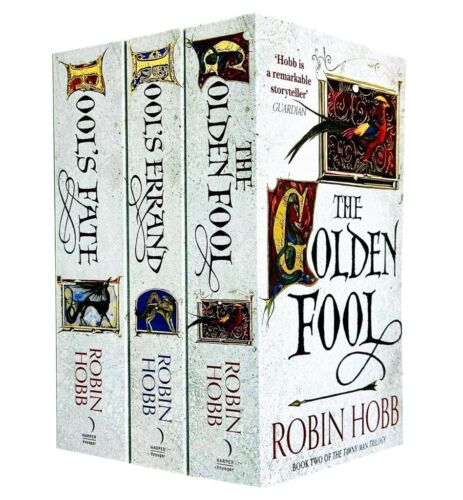 Robin Hobb Collection Tawny Man Trilogy 3 Books Set Golden Fool NEW - Afbeelding 1 van 3
