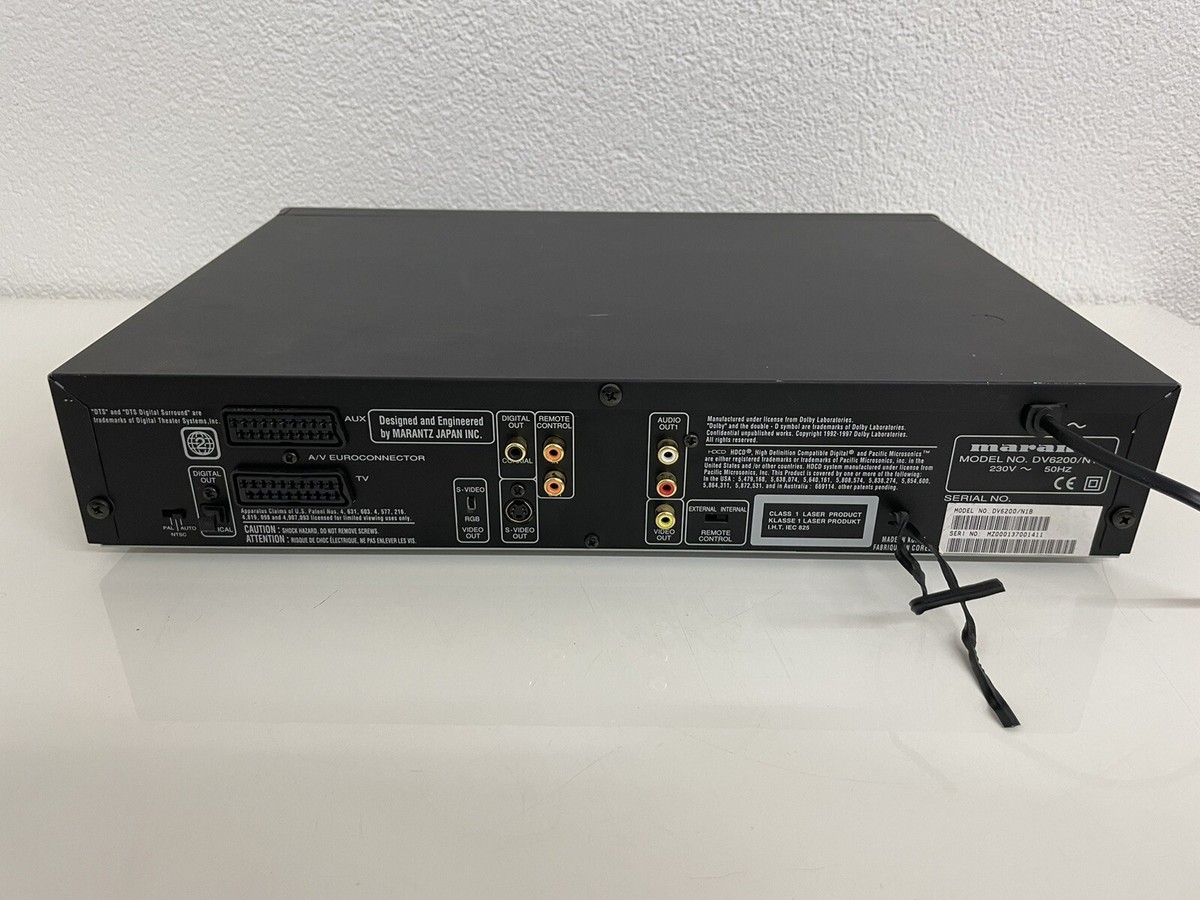 MARANTZ DV-6200 Highend DVD CD-Player Japan Made in Korea | eBay