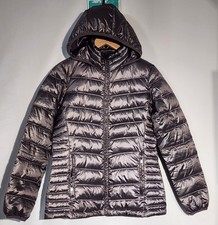 Women's G.h. Bass & Co. Silver Down Feather Jacket Size Xs
