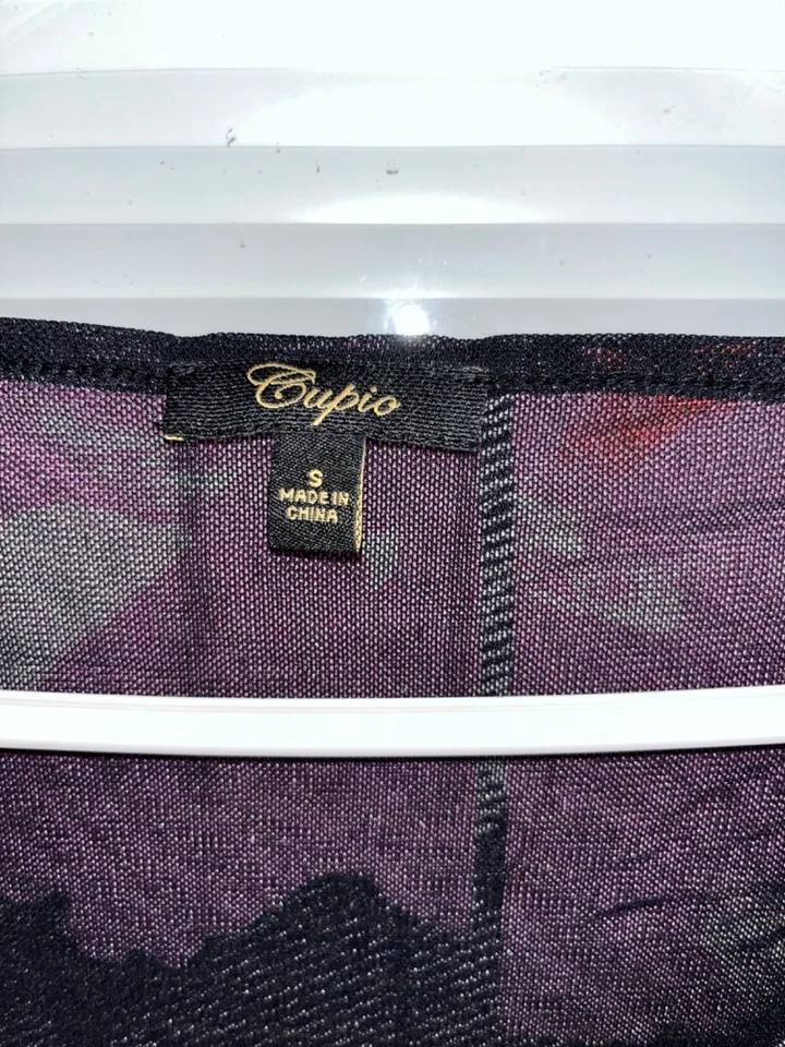 Vestido Cupio Anthropologie Multicolor Cuello en V Elástico Manga Larga Juniors Talla S Usado en Excelente Condición Foto 3 de 4