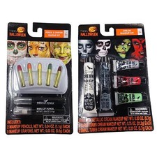 Horror Face Paint Makeup Kit Set Halloween Costume Pencils Crayons Creams