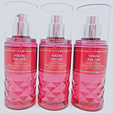 3 BATH  BODY WORKS YOU'RE THE ONE FINE FRAGRANCE MIST SPRAY TRAVEL 2.5 oz NEW