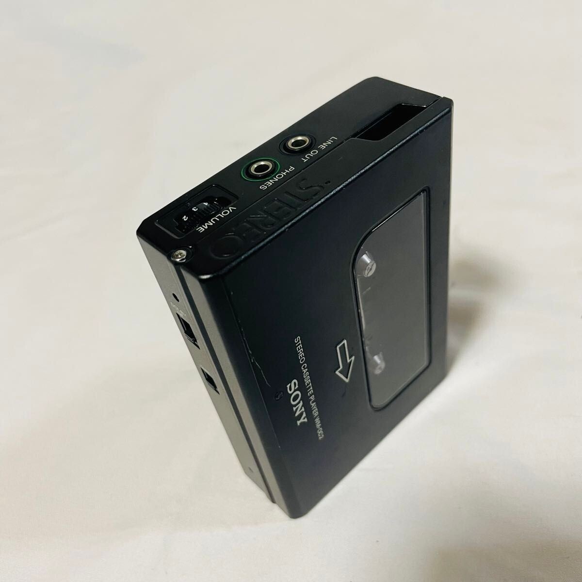 SONY WM-DC2 Walkman Cassette Player Portable Stereo Black As