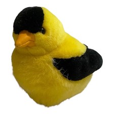 Wild Republic Audubon Birds Plush American Goldfinch Backyard Series Sound Works