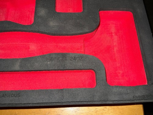 Snap-on Tools NEW RED FOAM ORGANIZER for 3pc Soft Face Hammer Set FMHBFE02BR - Foto 4 di 13