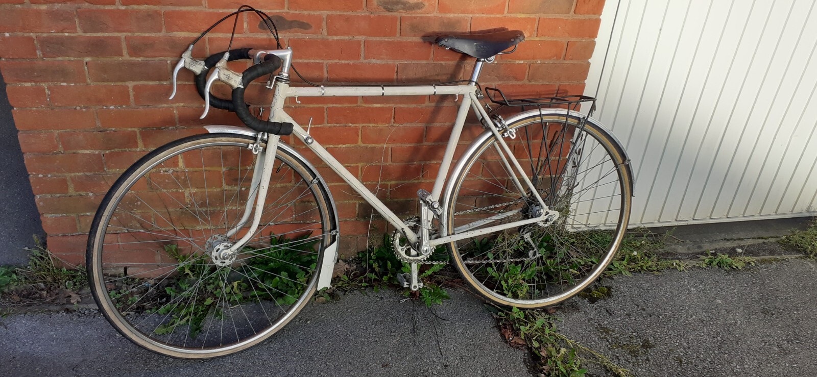 Vintage Halfords Birmingham racing bicycle Brooks Saddle 1960s alloy