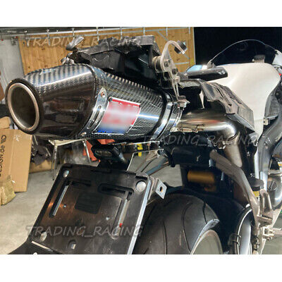 Slip Under The Seat Exhaust Pipe Middle Tube For Kawasaki Ninja ZX6R ZX636  04-08