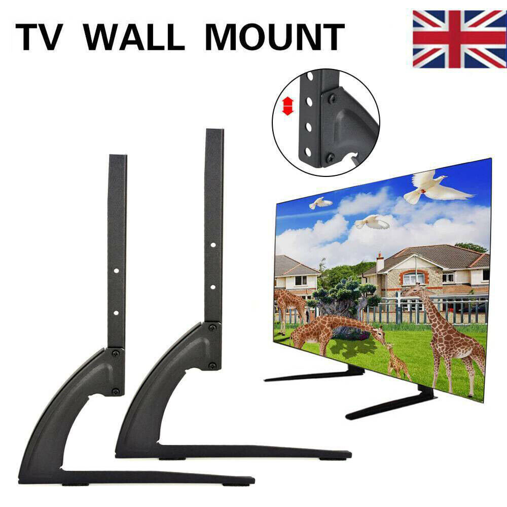 Universal Table Top TV Stands Base VESA Pedestal Mount 14"42" LCD OLED 3D TVs eBay